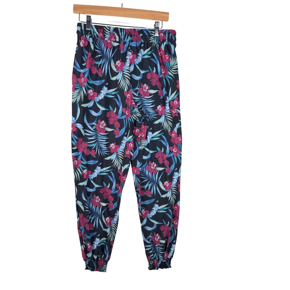 Tommy Bahama‎ Floral Print Elastic Waist Jogger Pants size Medium Multicolor